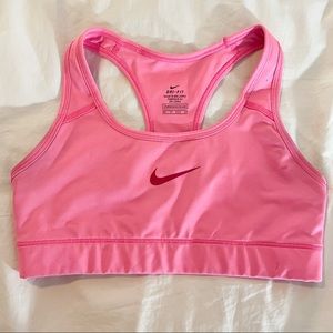 Hot Pink Nike Sports Bra